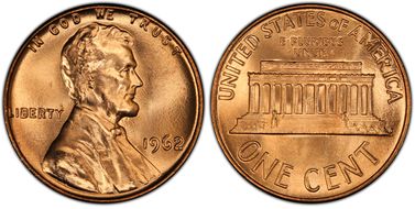 1962 1C MS68RD