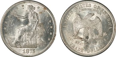 1875-S T$1 MS62