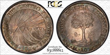 1824-NG M 8 R KM-4 Ag AU58+