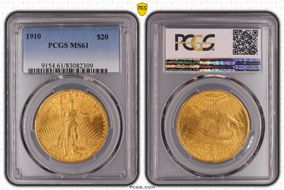 1910 $20 MS61