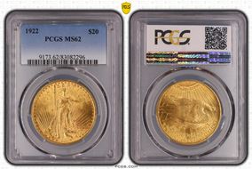 1922 $20 MS62