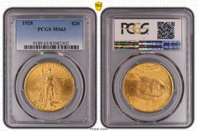 1928 $20 MS63