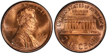 1969 1C MS66RD
