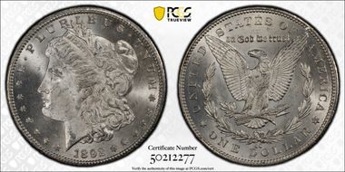 1892-CC $1 MS65