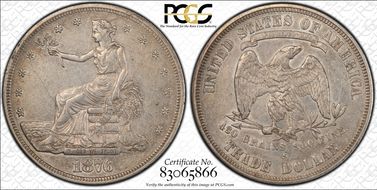 1876-S T$1 Type-II/II AU53