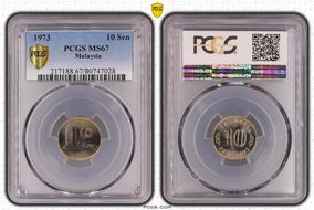 1973 10 Sen MS67