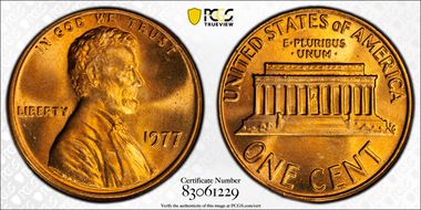 1977 1C MS67RD