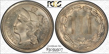 1873 3CN Open 3 MS65