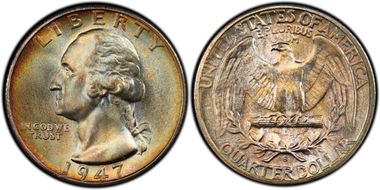 1947-S/S 25C RPM, FS-501 MS67