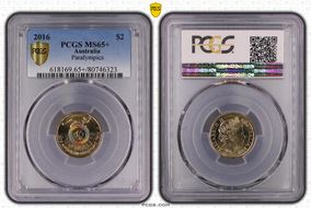 2016 $2 Paralympics Colorized MS65+