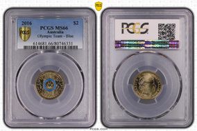 2016 $2 Olympic Team - Blue MS66