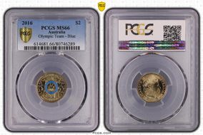 2016 $2 Olympic Team - Blue MS66