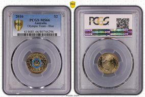 2016 $2 Olympic Team - Blue MS66