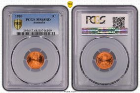 1980 1C MS68RD