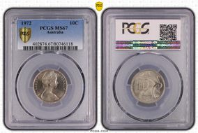 1972 10C MS67