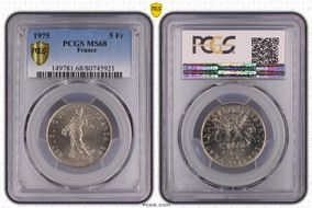 1975 5 Fr Gad-771 MS68