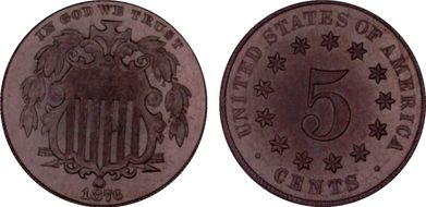 1876 5C MS66