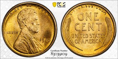1910-S 1C MS67RD