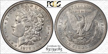 1878 7TF $1 R78, VAM 222A, Face Chips N1