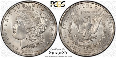 1901-O $1 MS63