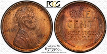 1909 VDB 1C MS64RB