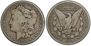1890-CC $1 VG8