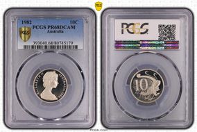 1982 10C PR68DCAM