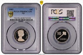 1982 10C PR68DCAM