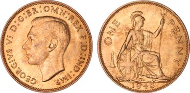 1948 1D S-4114 MS64RD