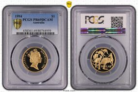 1994 $1 PR69DCAM