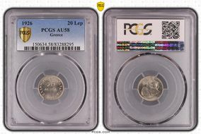 1926 20 Lep KM-67 AU58