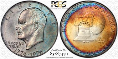 1976-S $1 Silver MS67