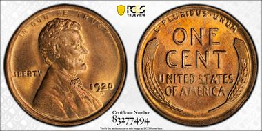 1920-D 1C MS65RD