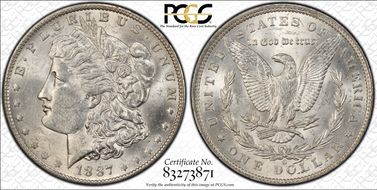 1887-O $1 MS61