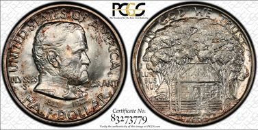 1922 50C Grant, with Star MS65