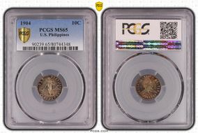 1904 10C MS65