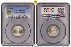 1929-M 20C MS64+
