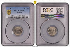 1926 20 Lep KM-67 MS66