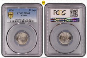 1926 50 Lep KM-68 MS65