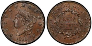 1828 1C N-6 MS65BN