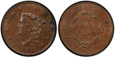 1818 1C N-2 MS63BN