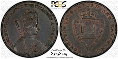 (c.1790) Tk 1/2D DH-33 Essex, Hornchurch AU58BN