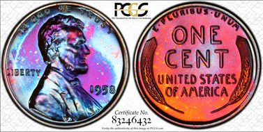 1958 1C PR65RB