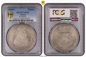 1696/5 Thaler Dav-3245A Hall VF35