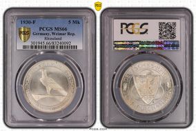 1930-F 5 Mk Rhineland J-346 MS66