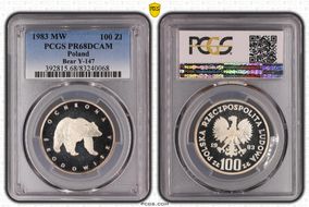 1983 MW 100 Zl Bear Y-147 PR68DCAM