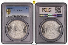 1885-CC $1 MS62