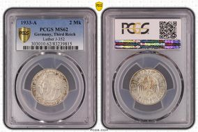 1933-A 2 Mk Luther J-352 MS62
