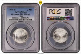 1938-B 2 Mk J-366 MS64