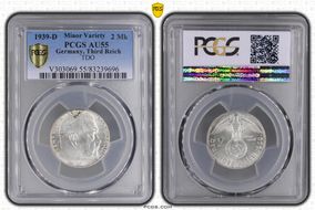 1939-D 2 Mk J-366 AU55